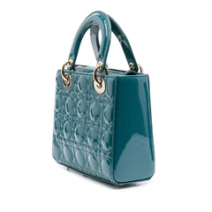 Small Patent Cannage Lady Dior