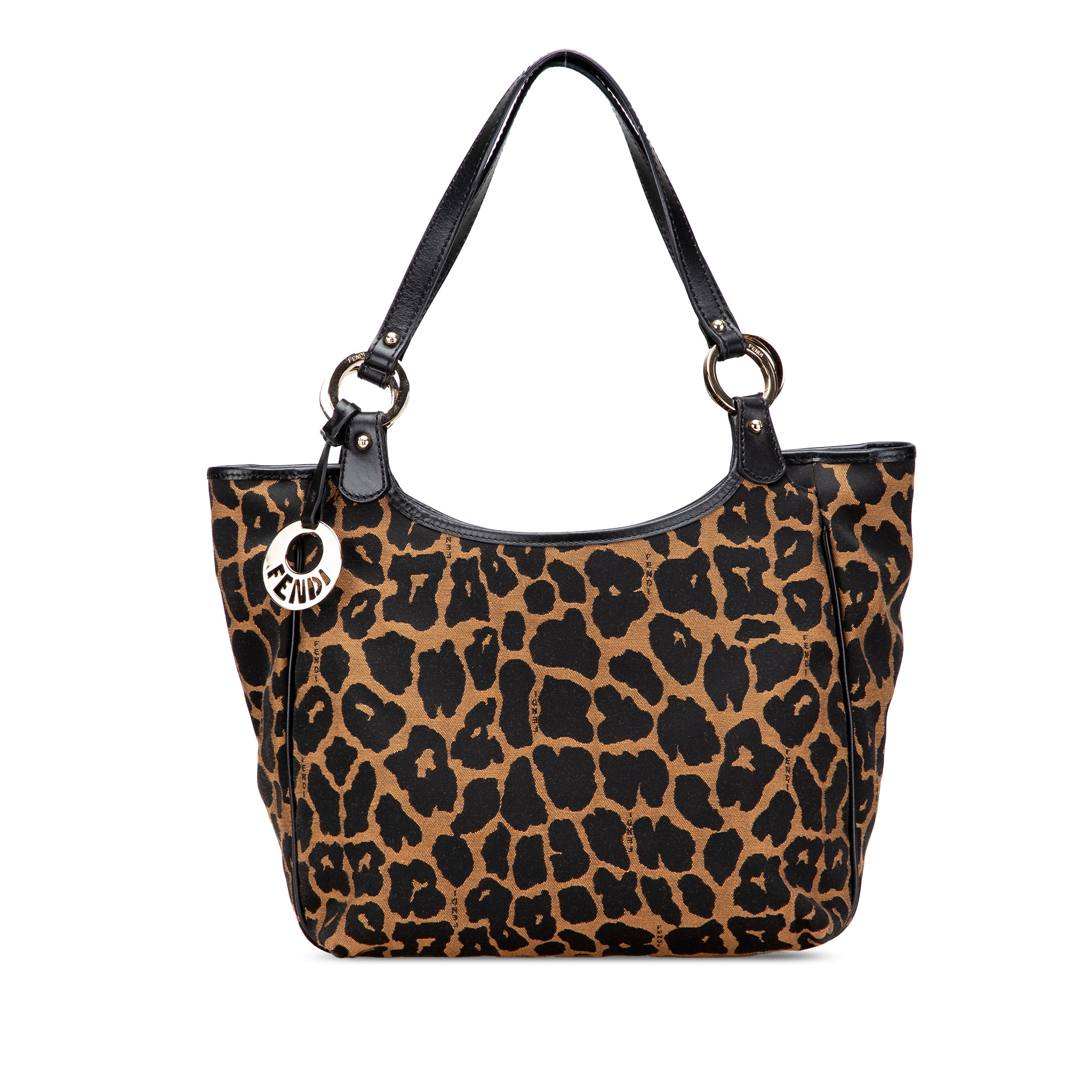 Leopard Print Chef Canvas Handbag