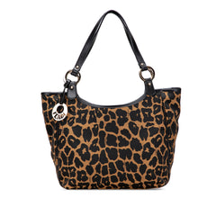 Leopard Print Chef Canvas Handbag