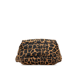 Leopard Print Chef Canvas Handbag