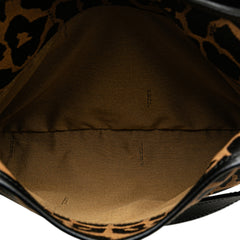 Leopard Print Chef Canvas Handbag