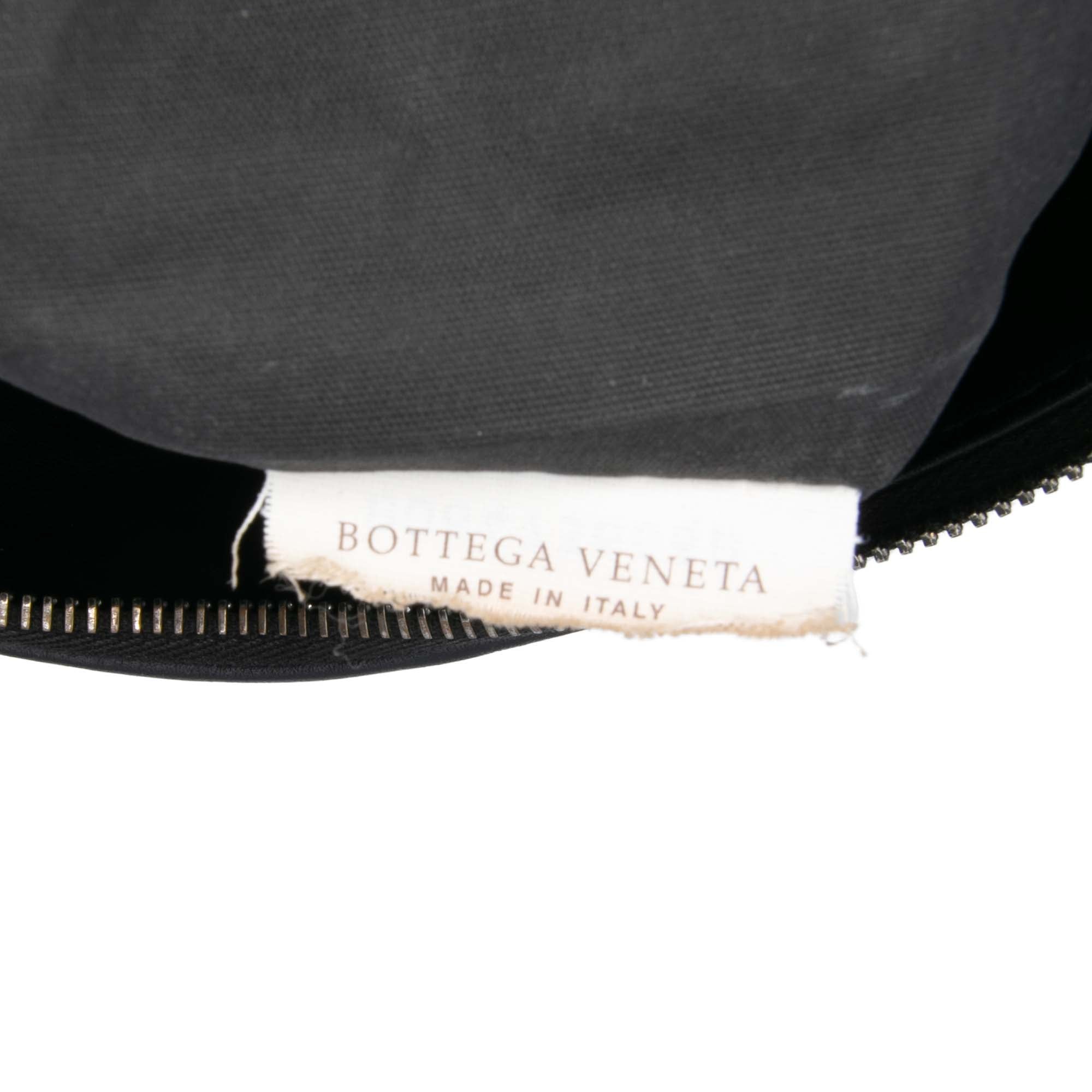 Leather Intrecciato Clutch