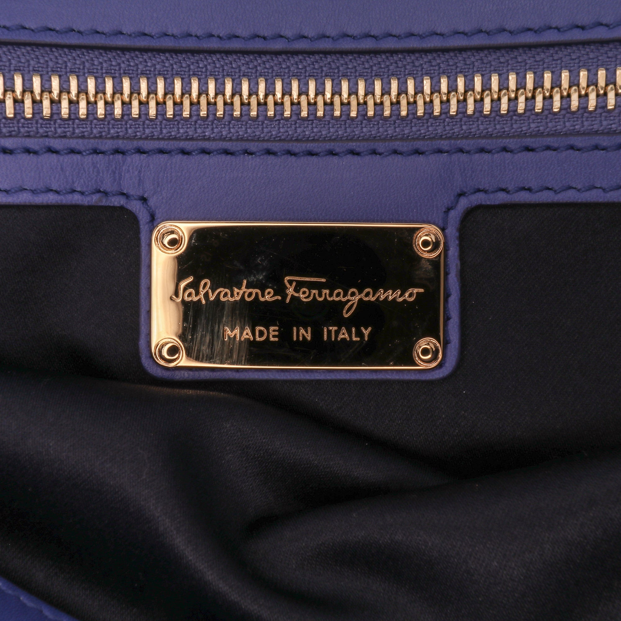 Leather Fiamma East West Tote