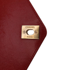 Chevron Lambskin Coco Envelope Flap