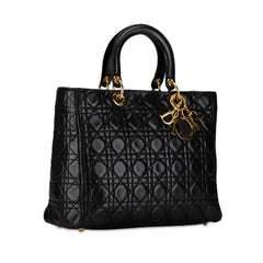 Large Lambskin Cannage Lady Dior_1