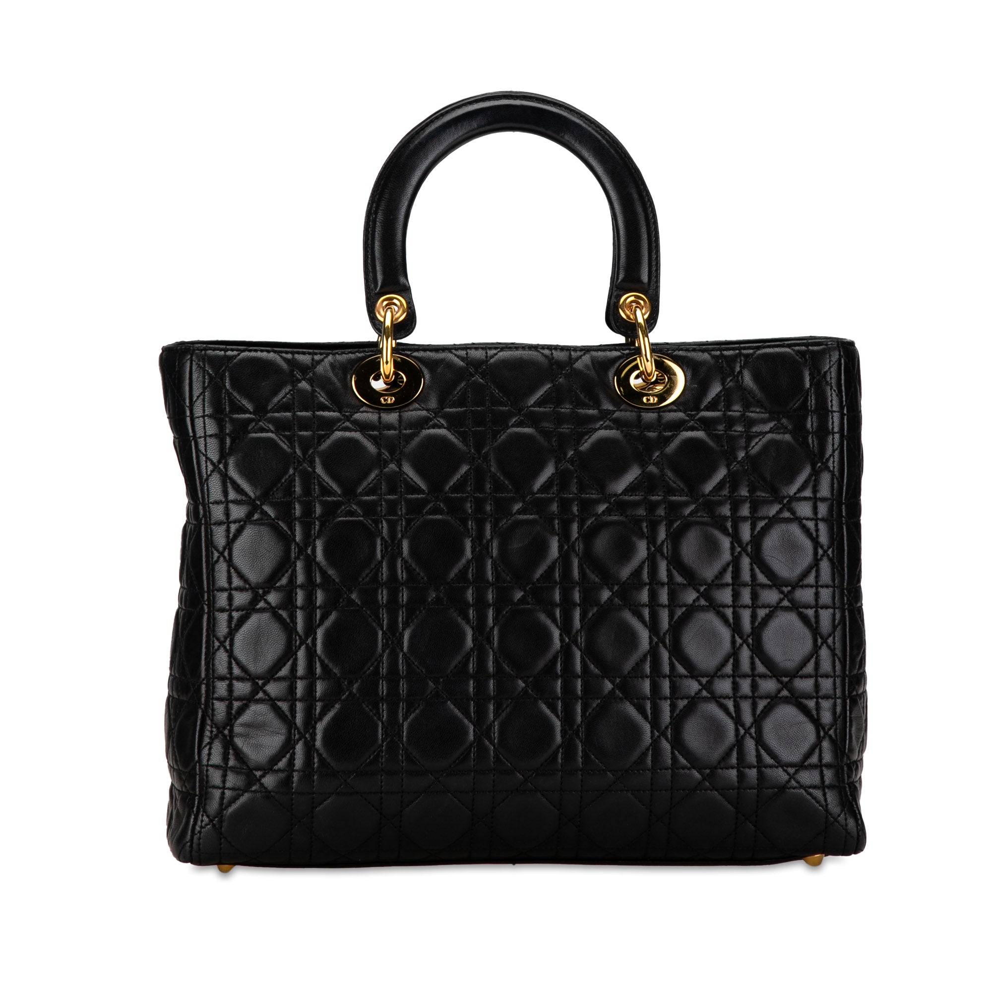 Large Lambskin Cannage Lady Dior_2