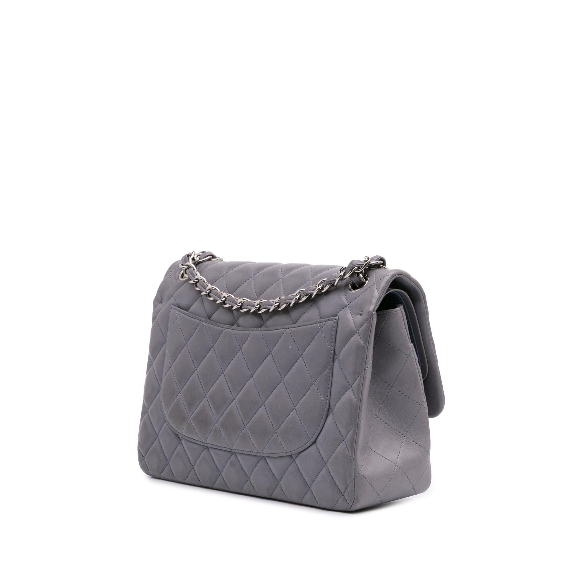 Jumbo Classic Lambskin Double Flap