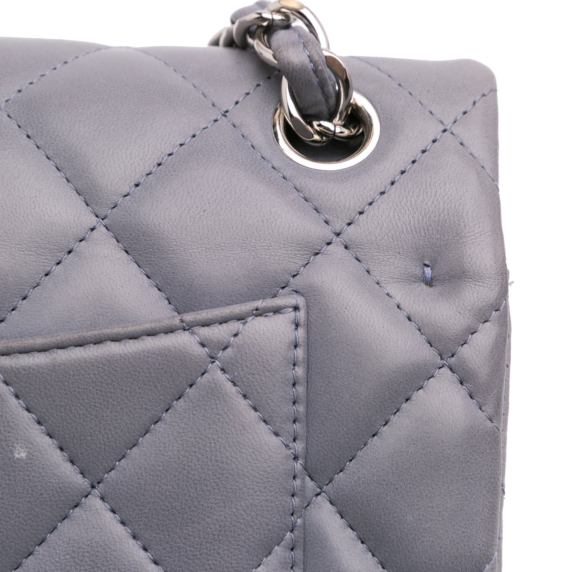 Jumbo Classic Lambskin Double Flap