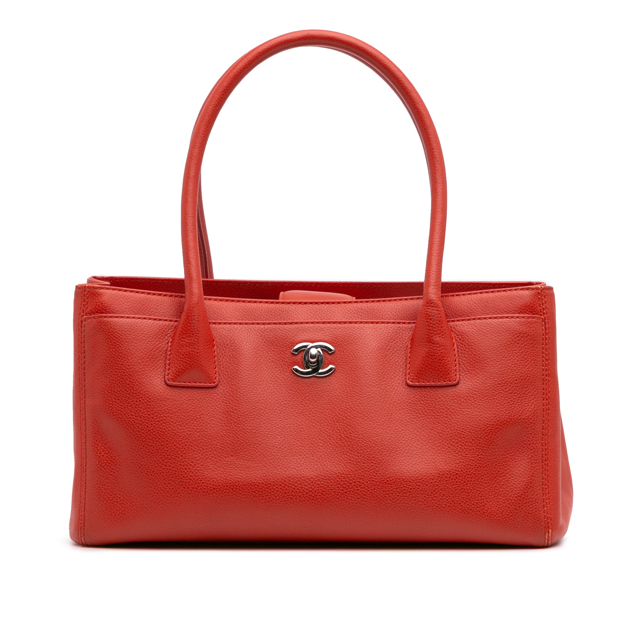 Small Calfskin Executive Cerf Tote