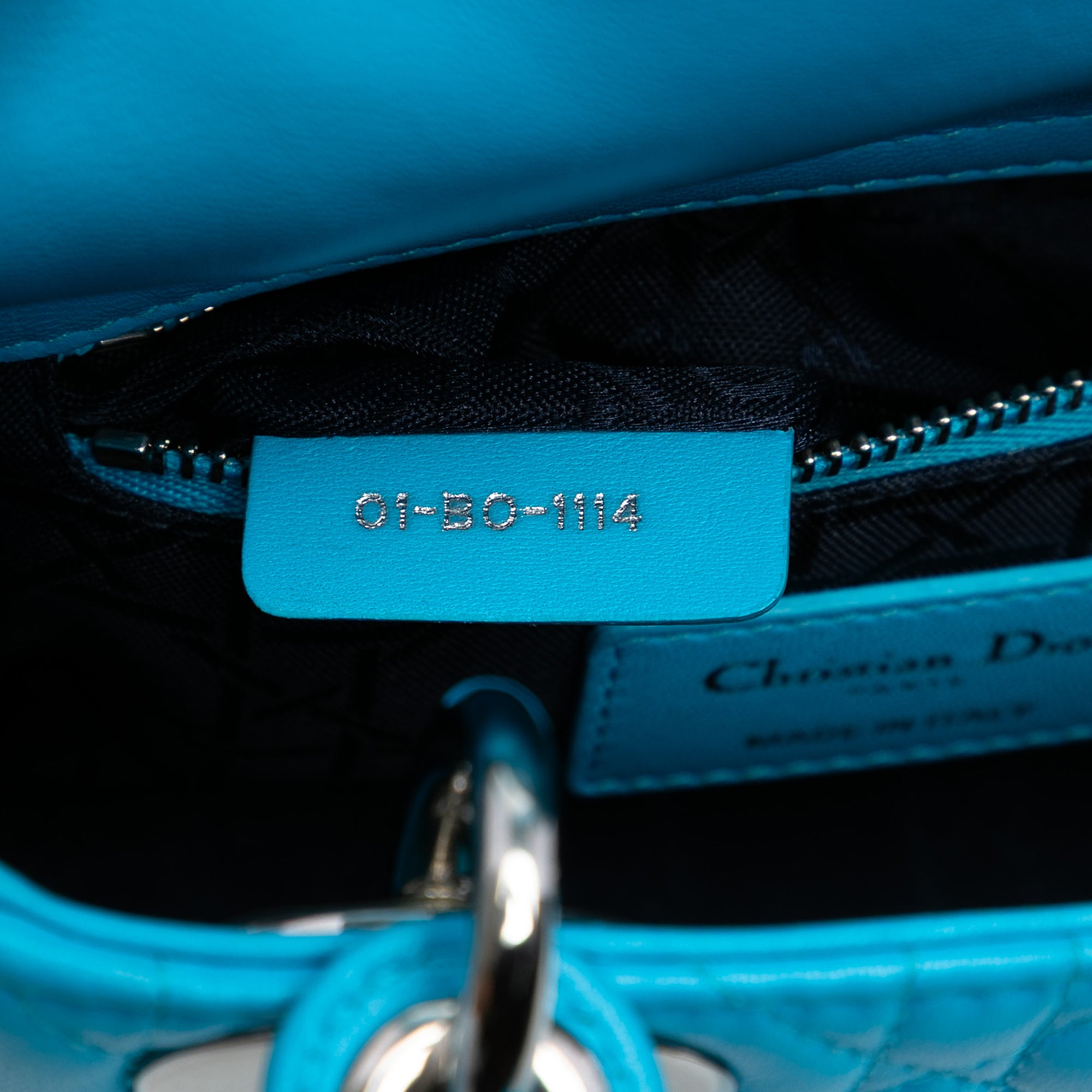 Mini Lambskin Cannage Lady Dior