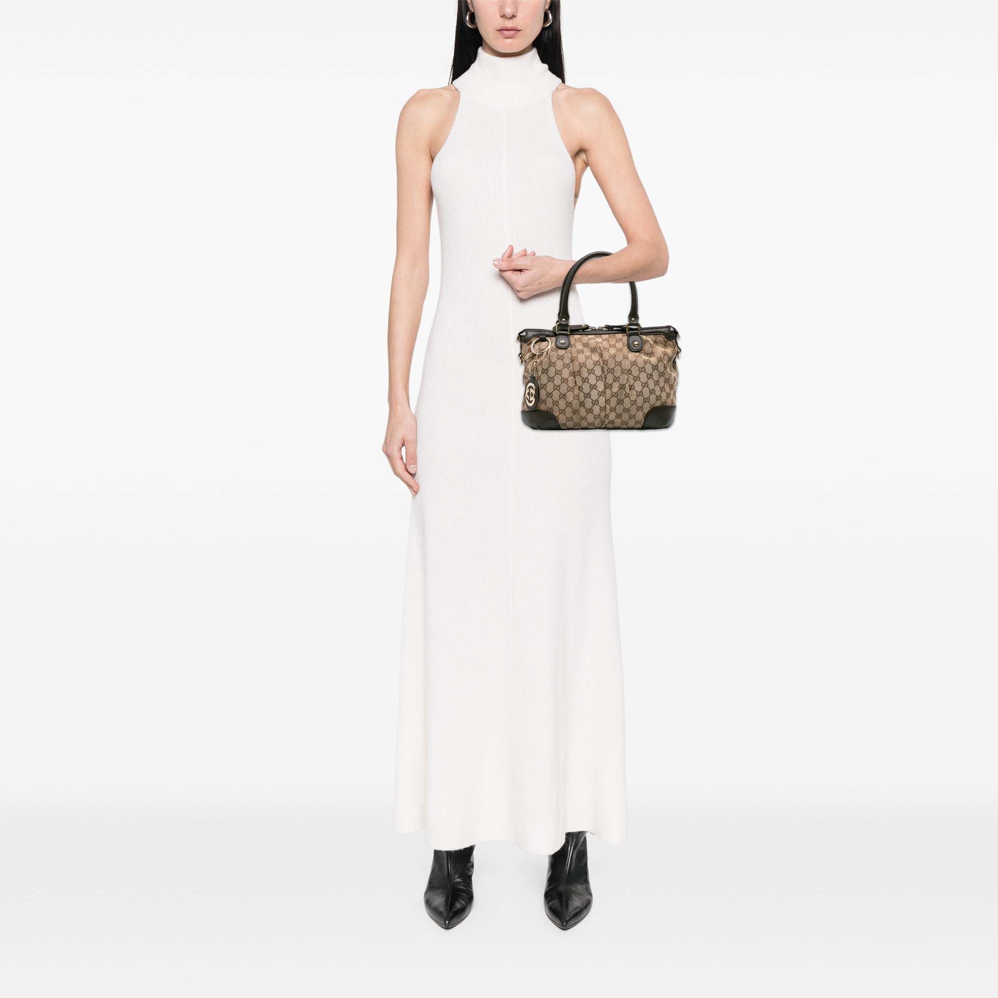 GG Canvas Sukey Satchel