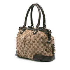GG Canvas Sukey Satchel