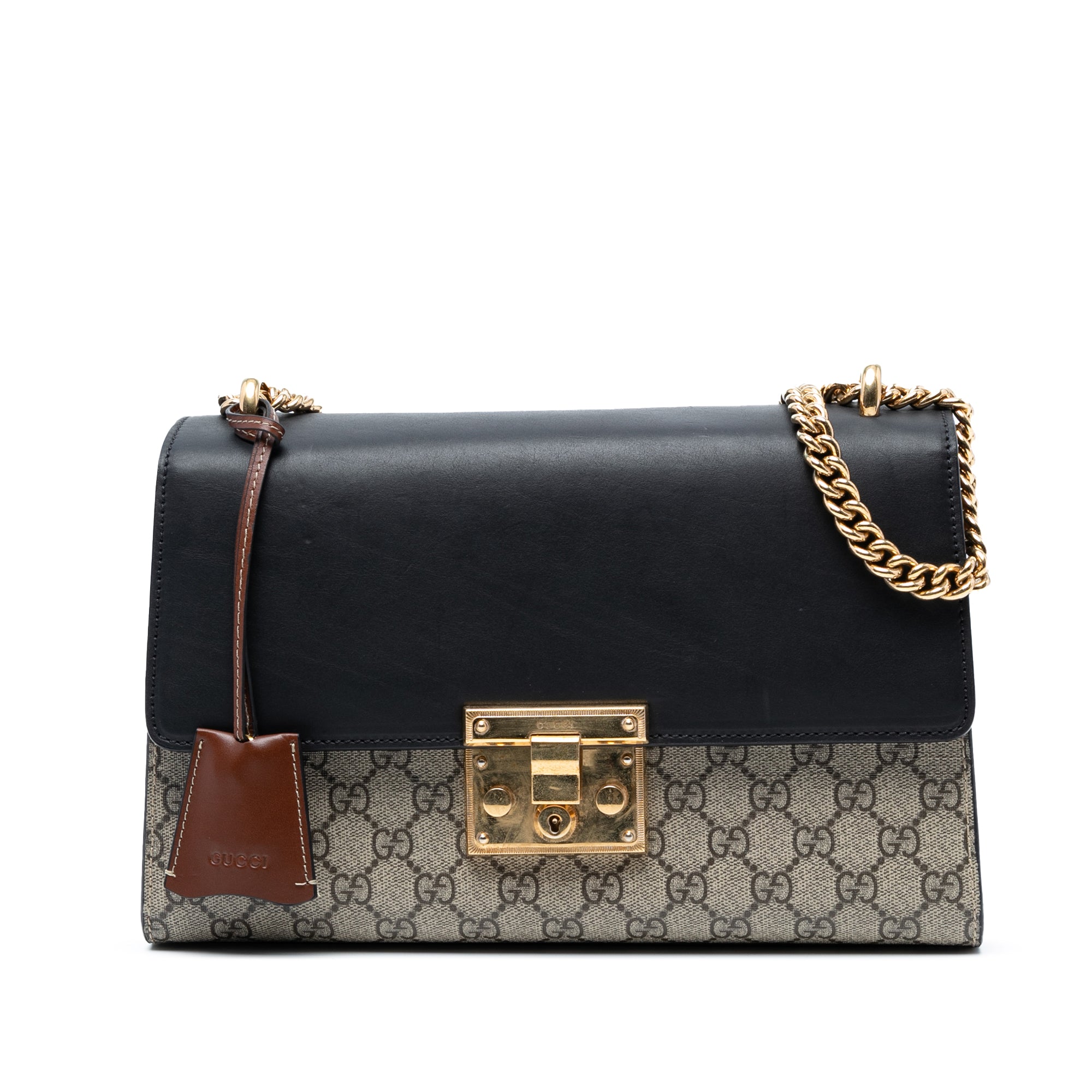 Medium GG Supreme Padlock Shoulder Bag