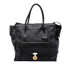 Leather Envelope Luggage Tote