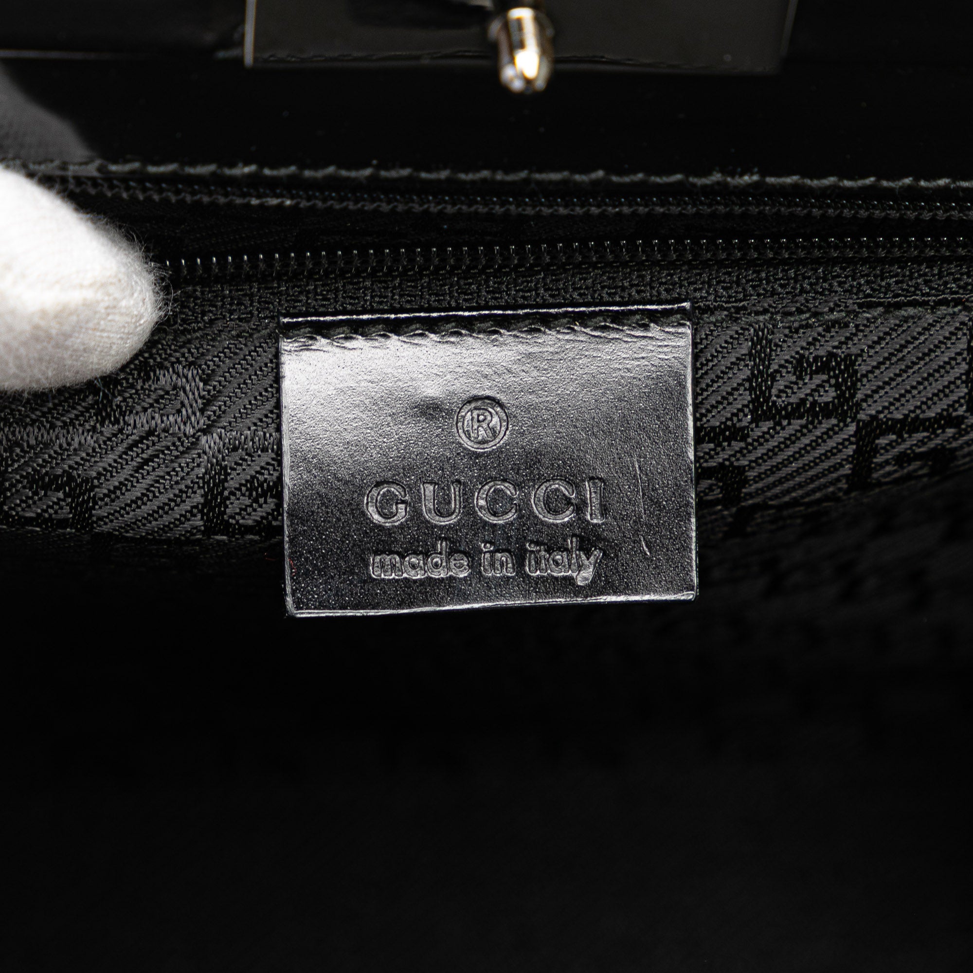 Patent Frame Handbag