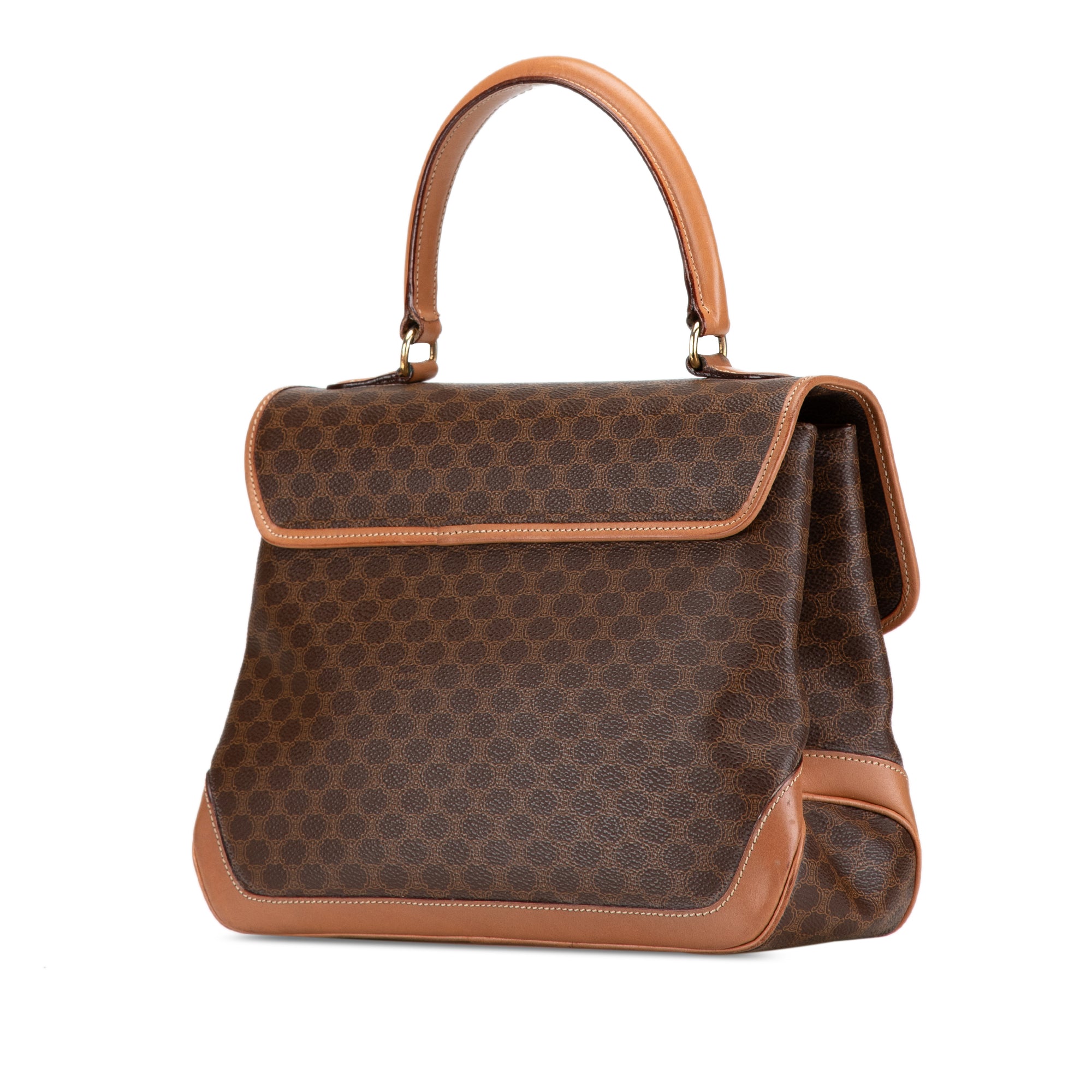 Macadam Coated Canvas Handbag