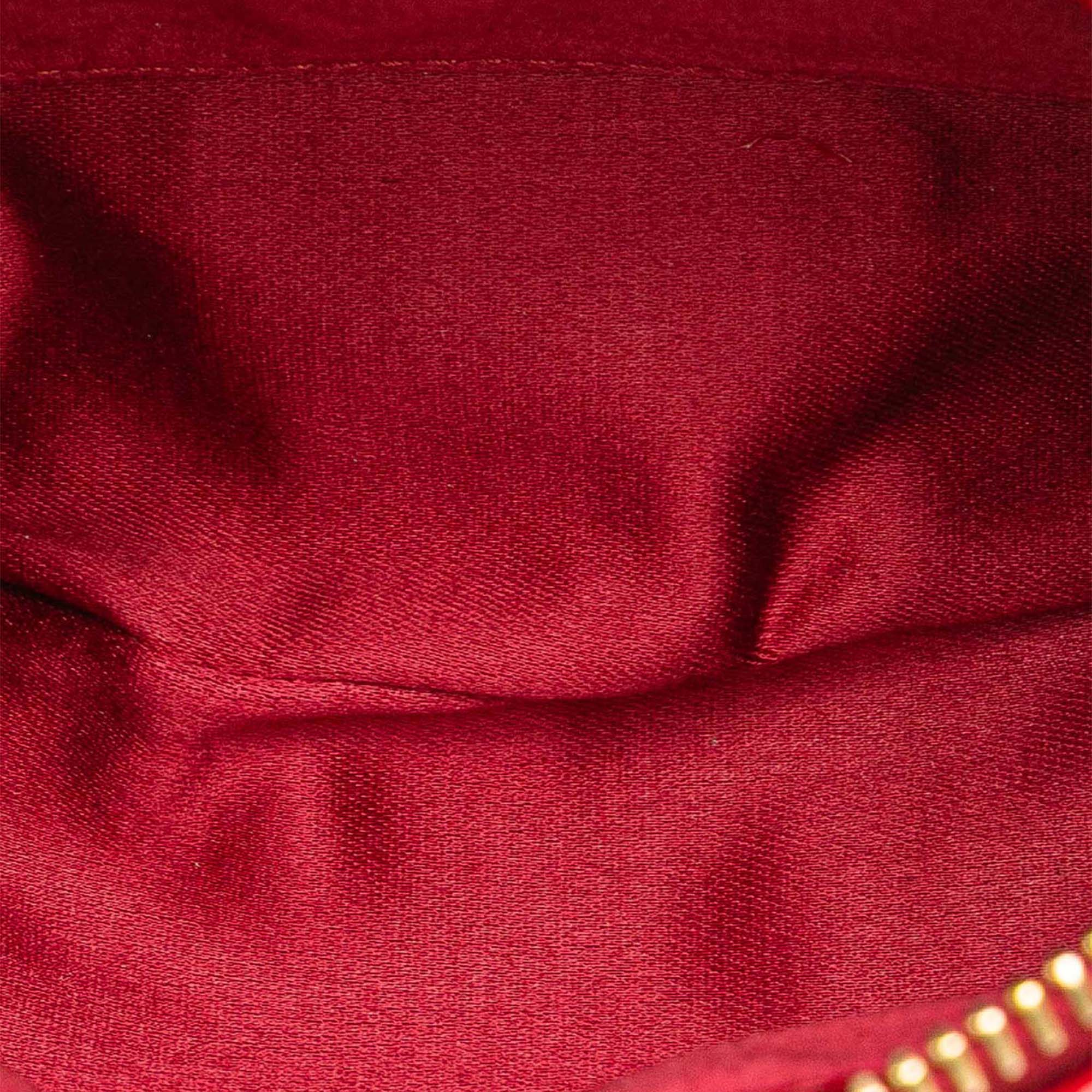 Vitello Shine Bow Wristlet Clutch