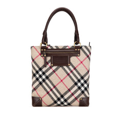 Supernova Check Wool Tote