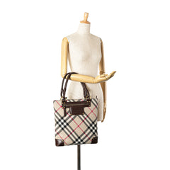 Supernova Check Wool Tote