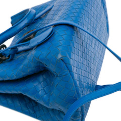 Small Nappa Intrecciato Roma Satchel