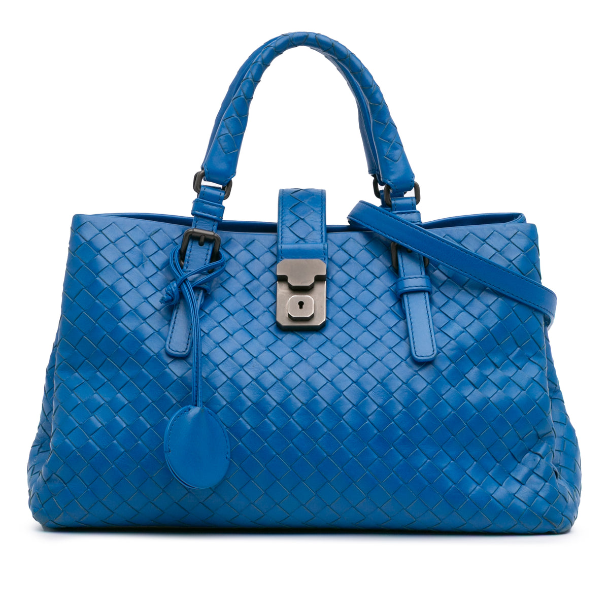 Small Nappa Intrecciato Roma Satchel