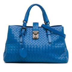 Small Nappa Intrecciato Roma Satchel