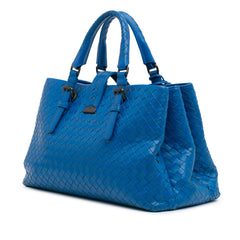 Small Nappa Intrecciato Roma Satchel