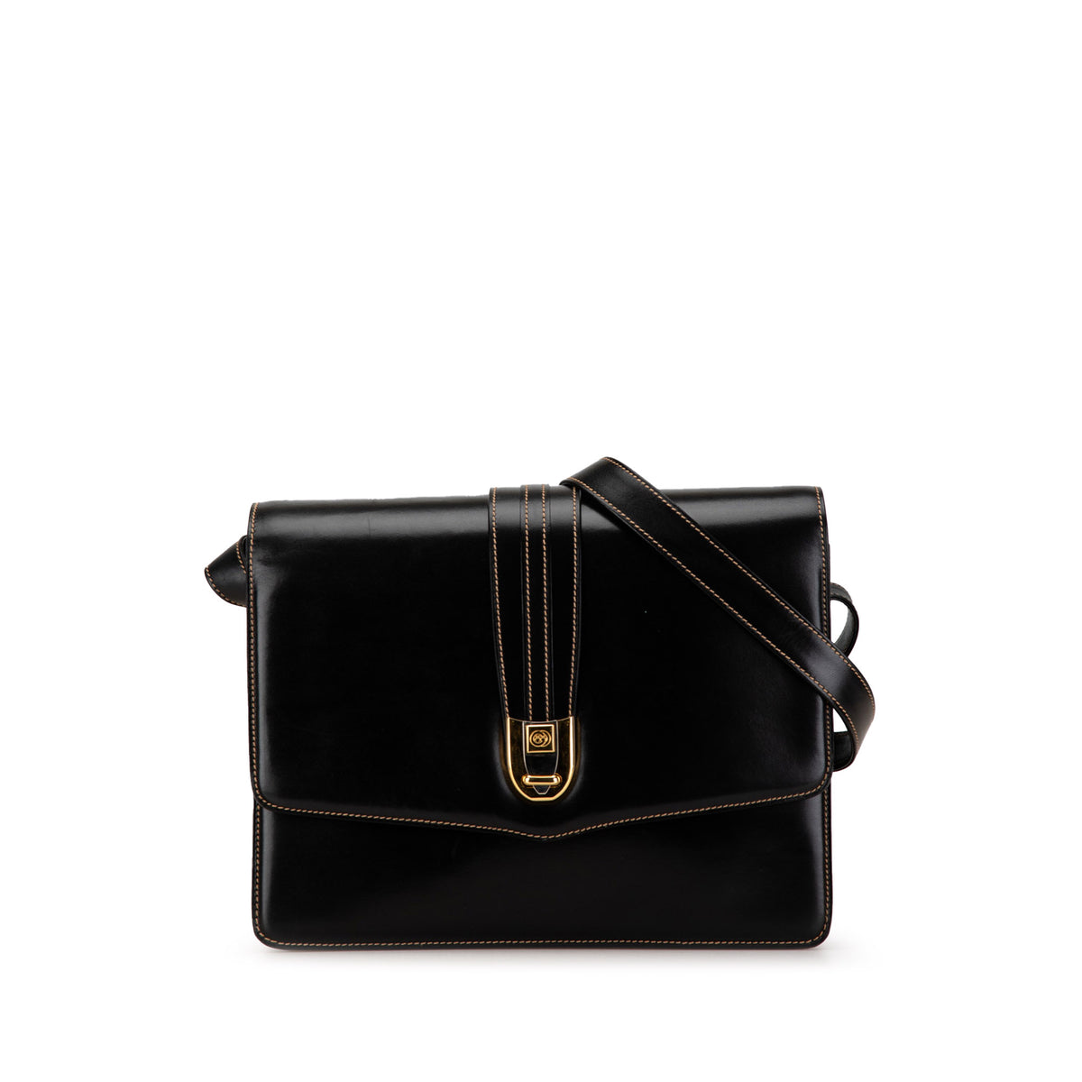 Leather Flap Crossbody