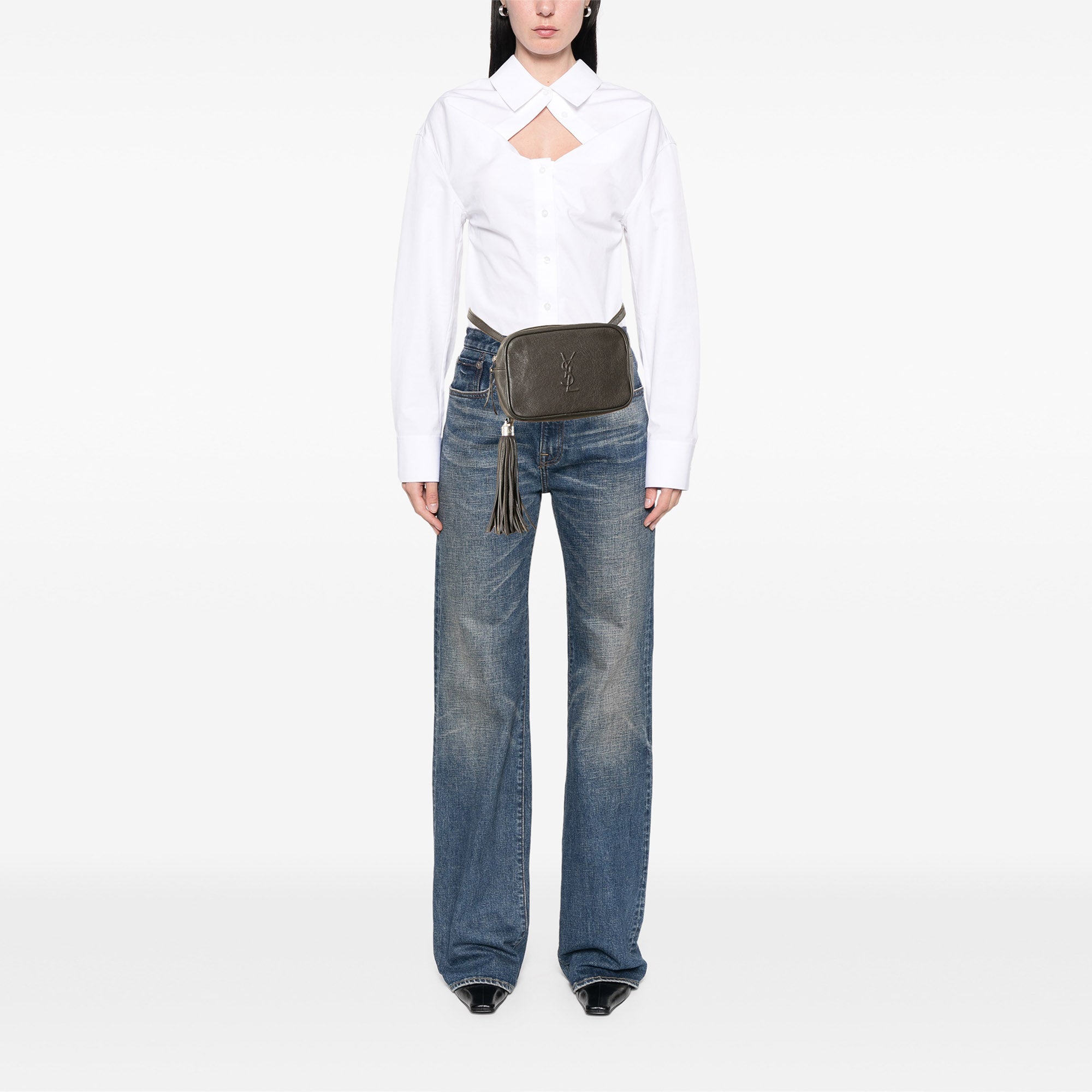 Lambskin Monogram Lou Belt Bag