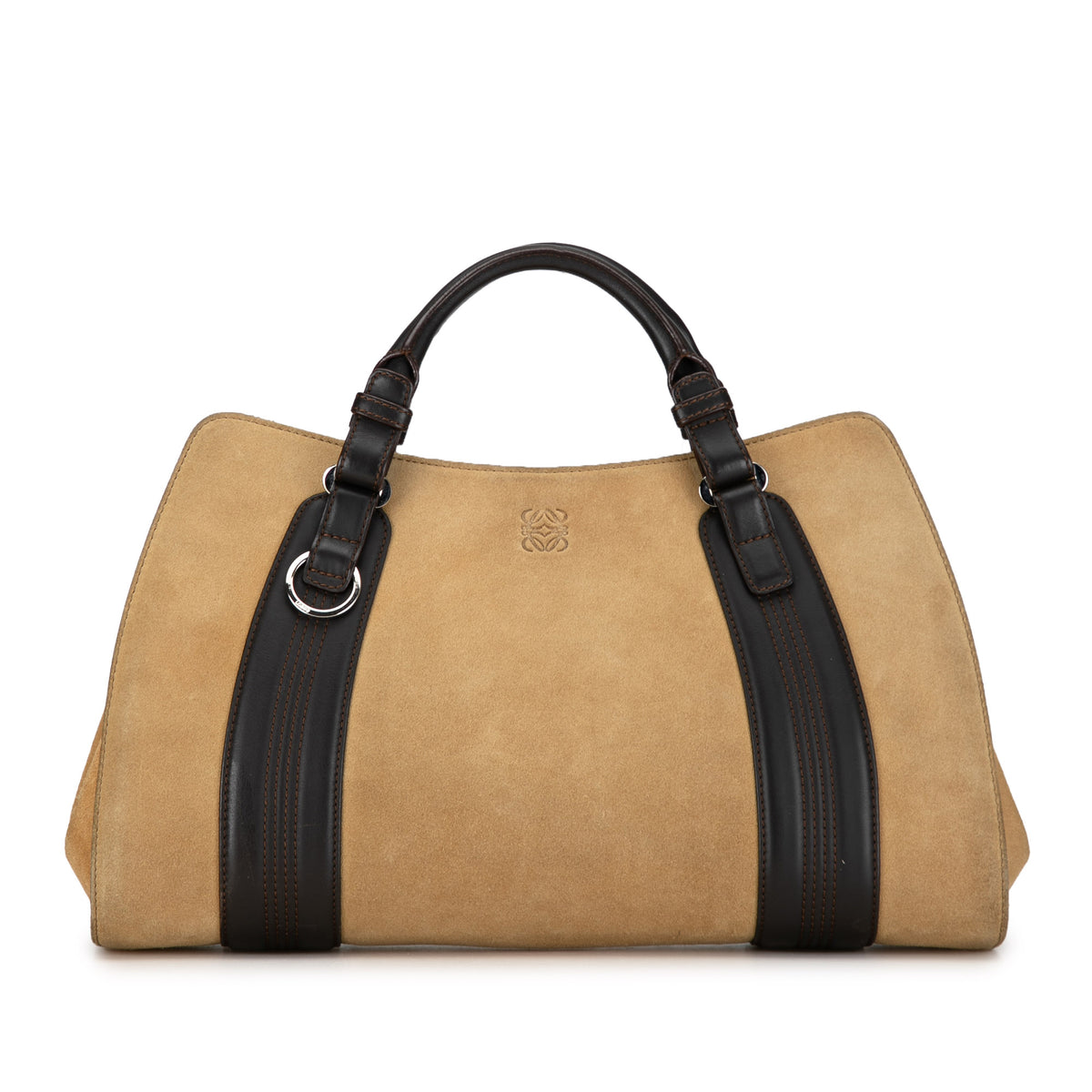 Anagram Suede Handbag_0