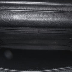 Quilted Crumpled Calfskin So Black Wallet On Chain