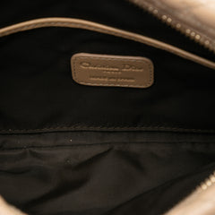 Coated Canvas Cannage Lady Dior Panarea Clutch