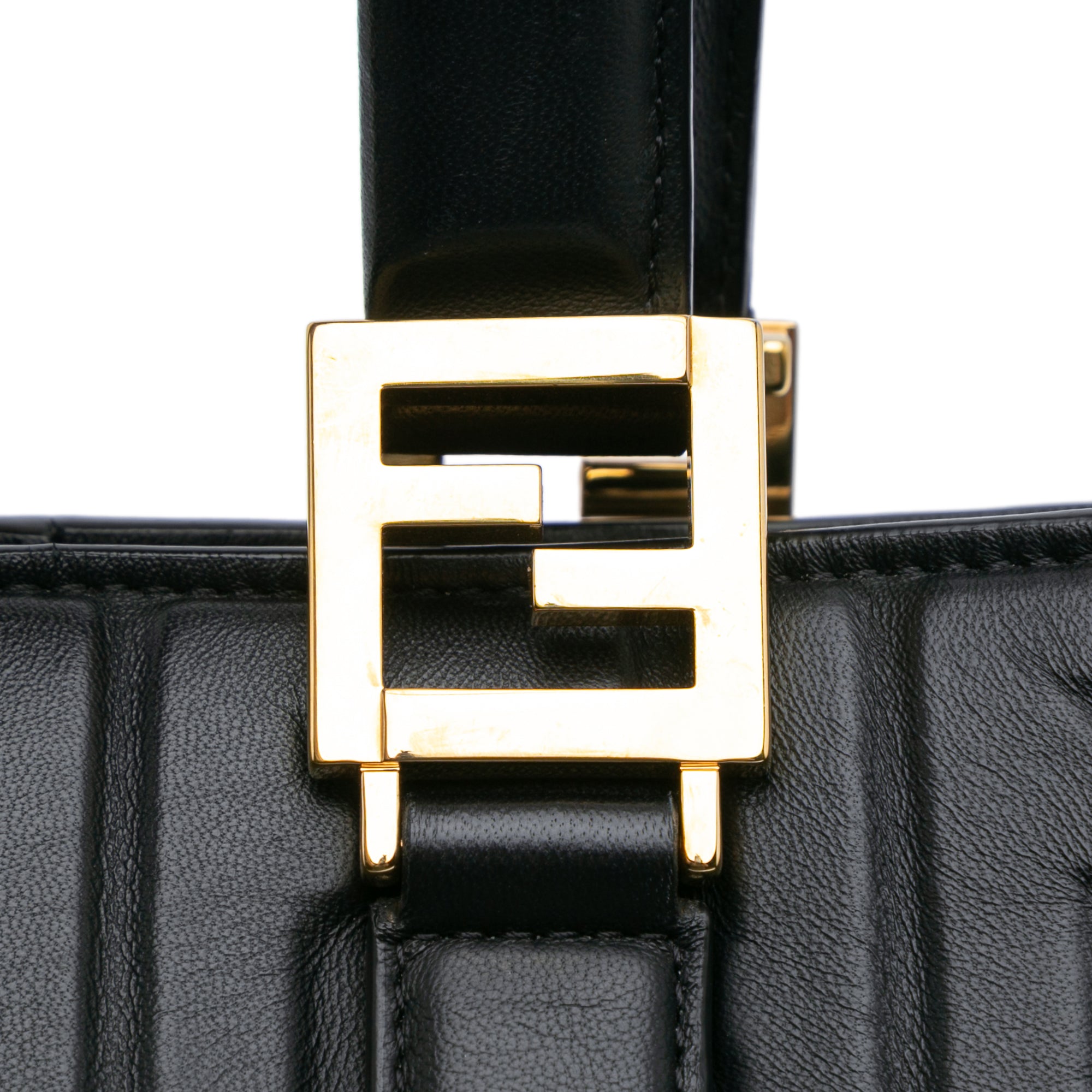 Small Zucca Embossed Nappa FF 1974 Tote