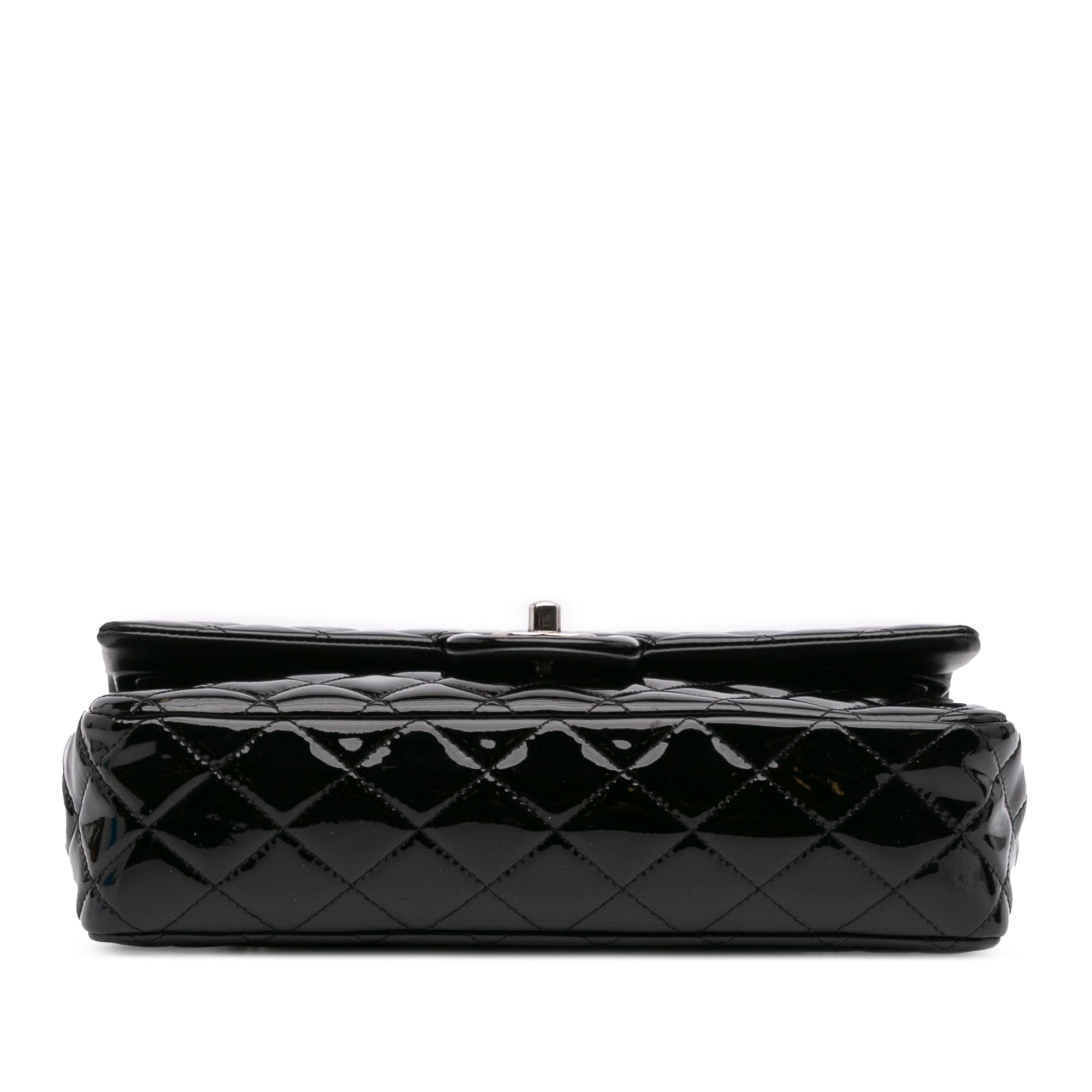 Medium Classic Patent Double Flap