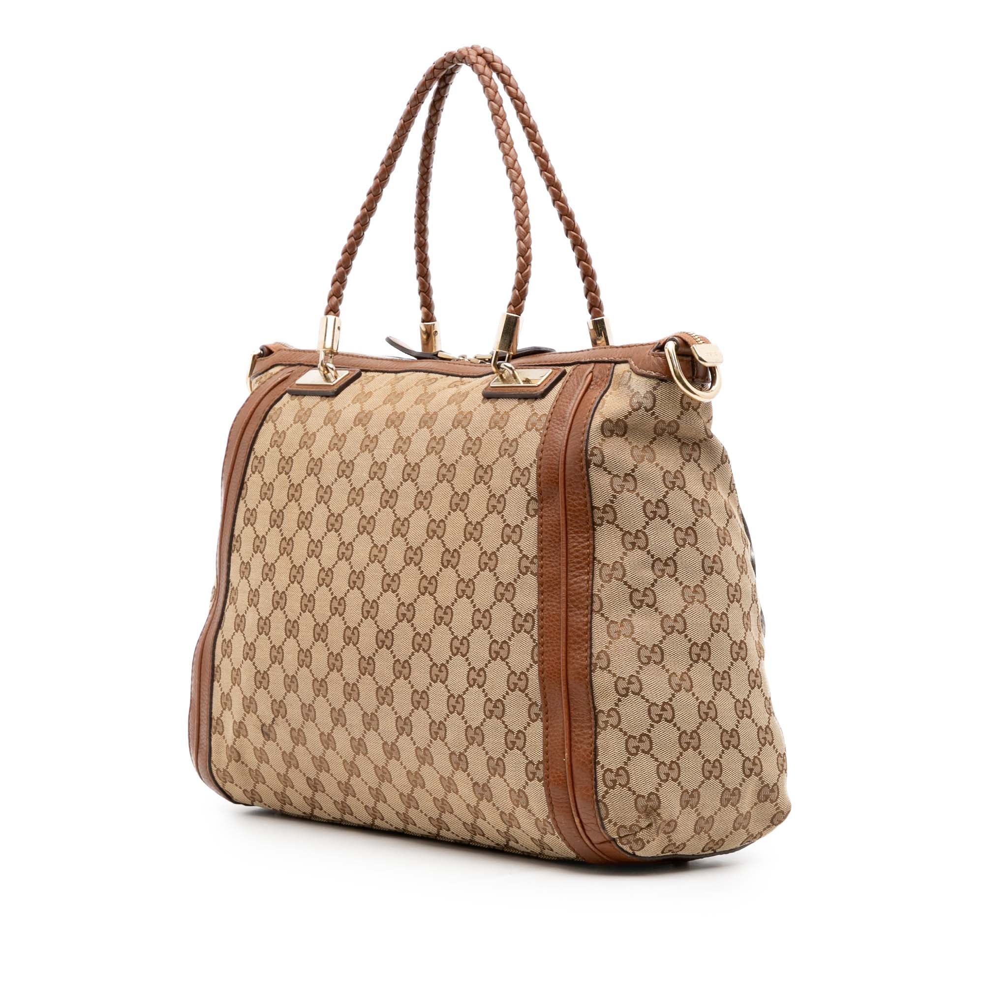 GG Canvas Bella Satchel