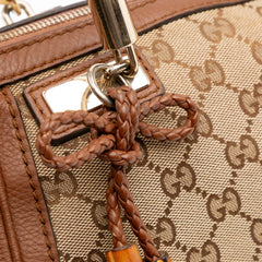 GG Canvas Bella Satchel