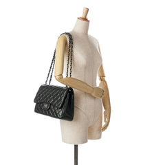 Jumbo Classic Lambskin Double Flap