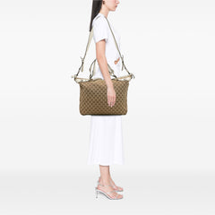 Large GG Canvas Icon Bit Satchel