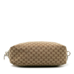 Large GG Canvas Icon Bit Satchel