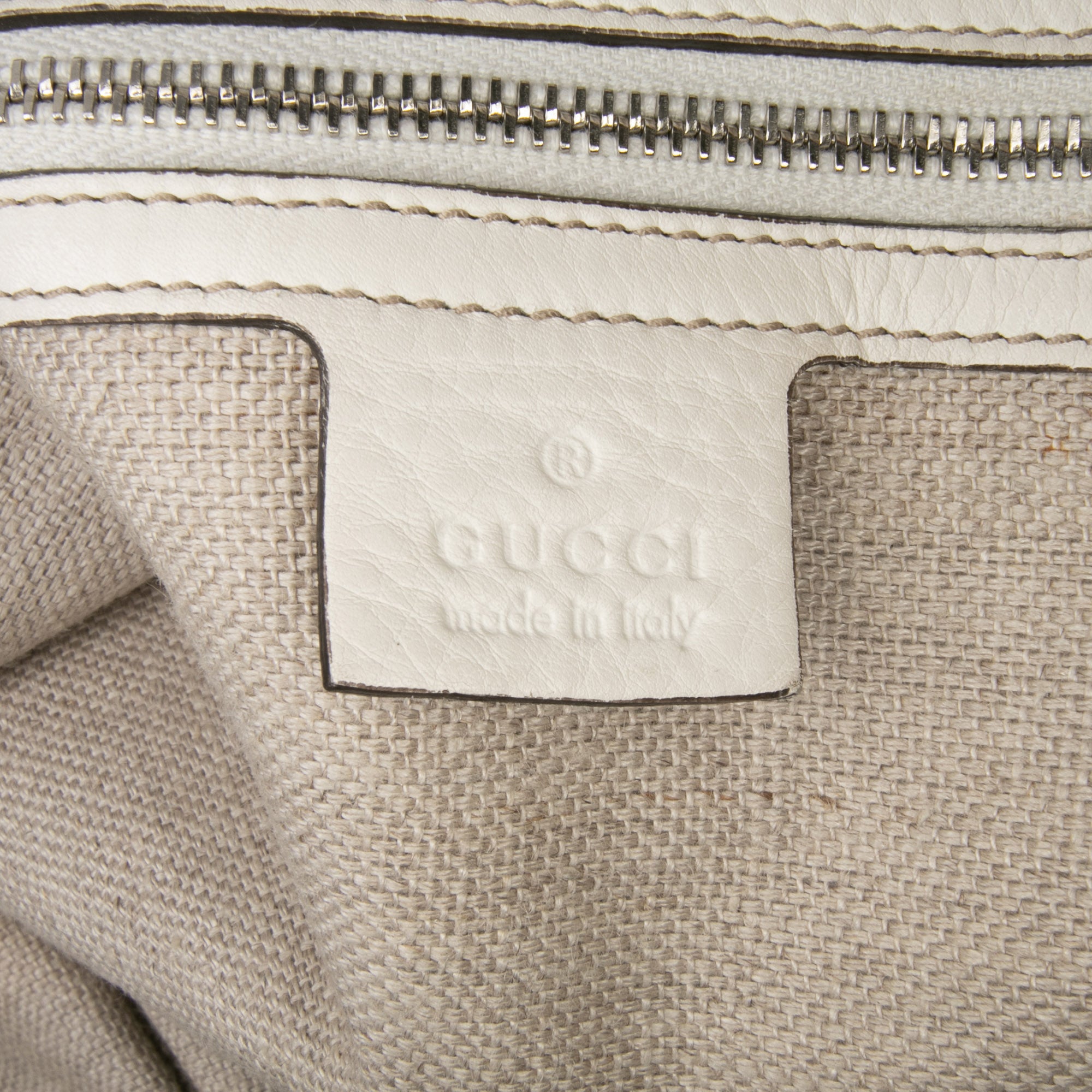 Large GG Canvas Icon Bit Satchel