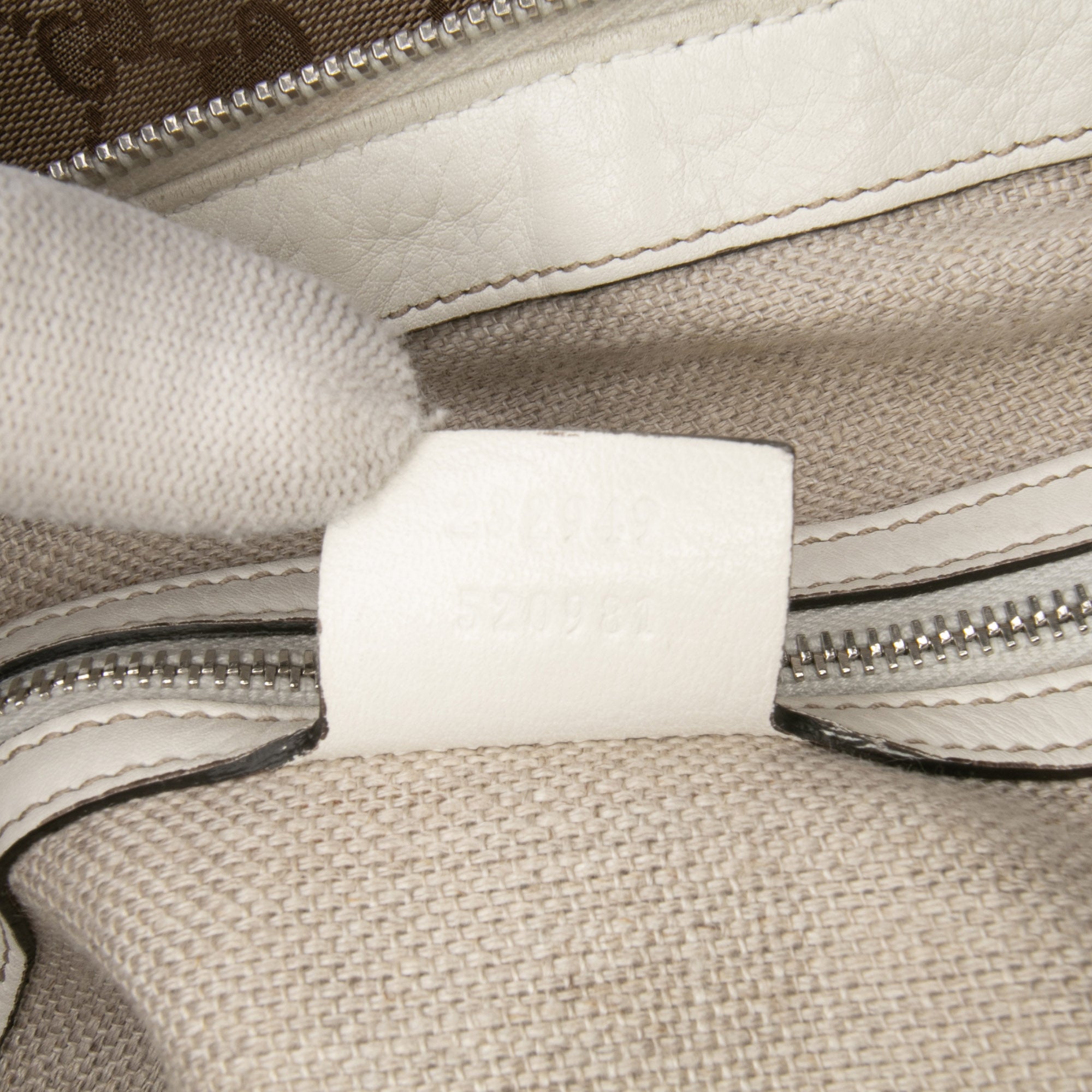 Large GG Canvas Icon Bit Satchel