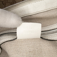 Large GG Canvas Icon Bit Satchel
