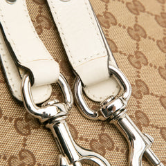 Large GG Canvas Icon Bit Satchel