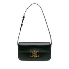 Shiny Calfskin Claude Shoulder Bag