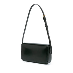 Shiny Calfskin Claude Shoulder Bag