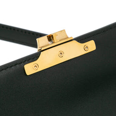 Shiny Calfskin Claude Shoulder Bag