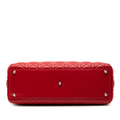 Large Lambskin Cannage Lady Dior