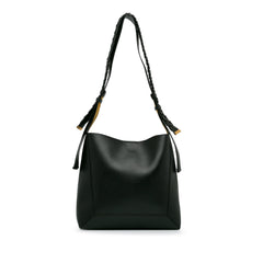 Eco Leather Braided Strap Shoulder Bag_2