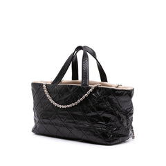 CC Quilted Glazed Calfskin Portobello Tote