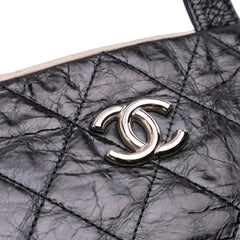 CC Quilted Glazed Calfskin Portobello Tote